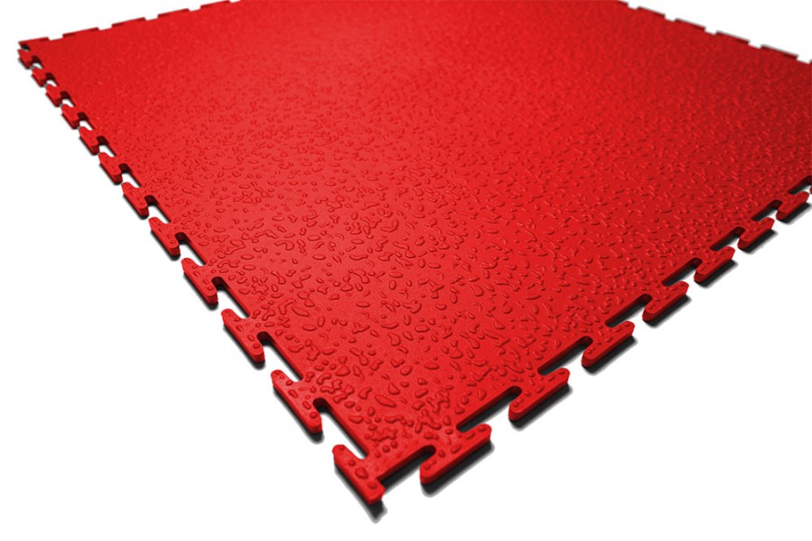 Плитка  ПВХ Sold Modern, 5 мм, 500*500, т-образный замок, красная