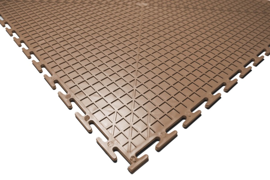 Резиновая плитка, Rubber Grain, 9 мм, 500*500 мм, бежевая