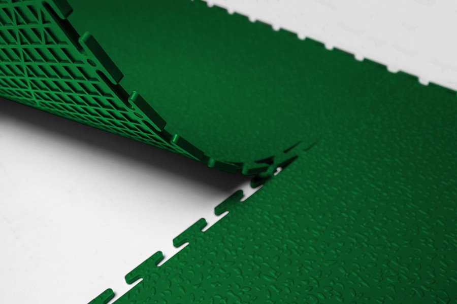 Плитка  ПВХ Sold Modern, 5 мм, 500*500, т-образный замок, зелёная