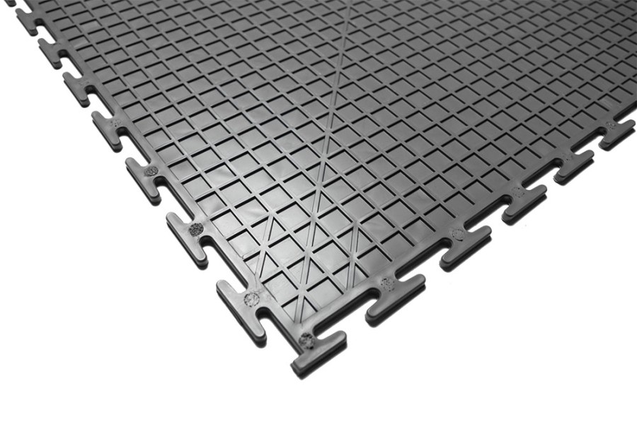 Плитка  ПВХ Sold Modern, 7 мм, 500*500, т-образный замок, тёмно-серая