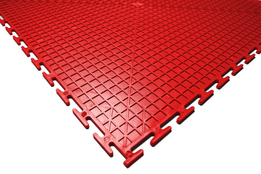 Резиновая плитка, Rubber Grain, 9 мм, 500*500 мм, красная