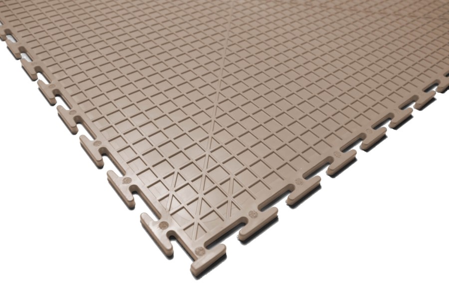 Резиновая плитка, Rubber Skin, 9 мм, 500*500 мм, бежевая