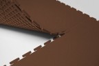 Резиновая плитка, Rubber Skin, 9 мм, 500*500 мм, коричневая