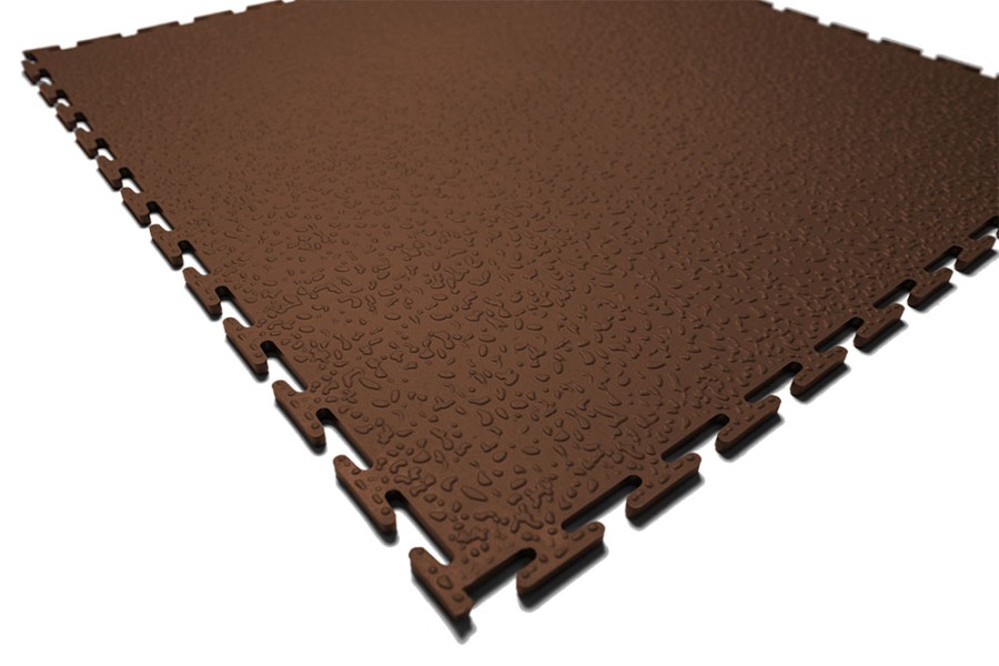 Плитка  ПВХ Sold Modern, 7 мм, 500*500, т-образный замок, коричневая