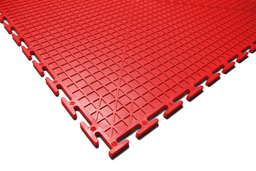 Резиновая плитка, Rubber Skin, 9 мм, 500*500 мм, красная