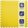 Плитка  ПВХ Sold Diamond, 7 мм, 500*500, фигурный замок, жёлтая