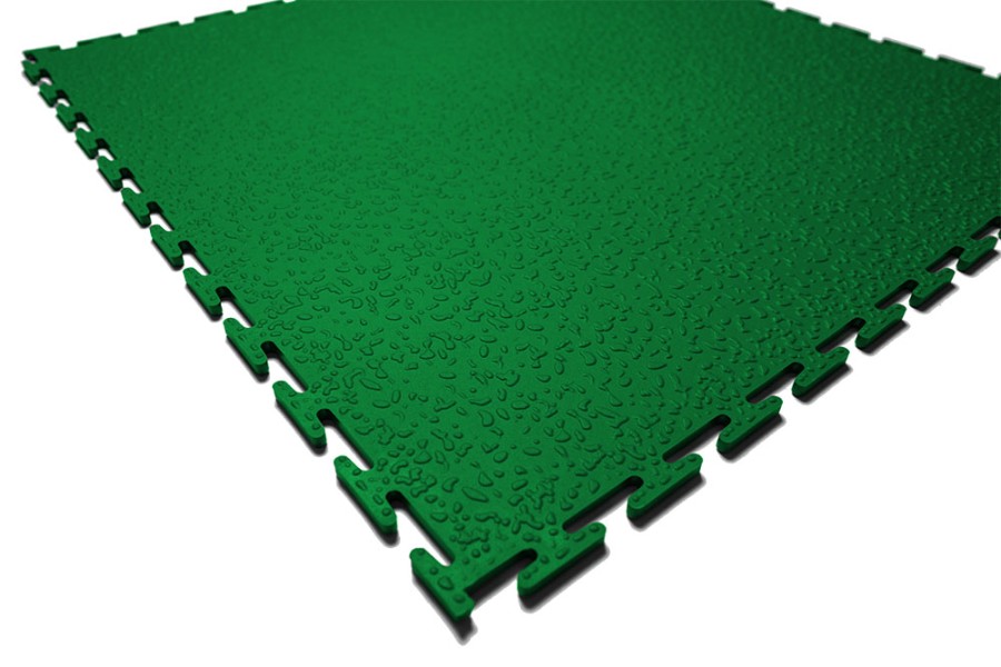 Плитка  ПВХ Sold Modern, 7 мм, 500*500, т-образный замок, зелёная