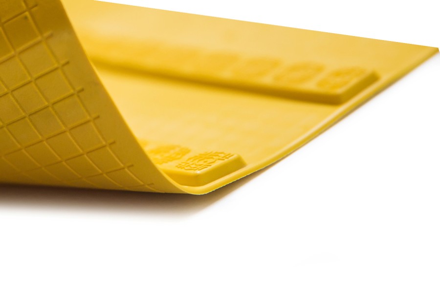 Тактильная плитка с продольным рифом, 6 мм,  300*300 мм