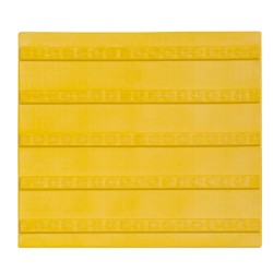 Тактильная плитка с продольным рифом, 6 мм,  300*300 мм