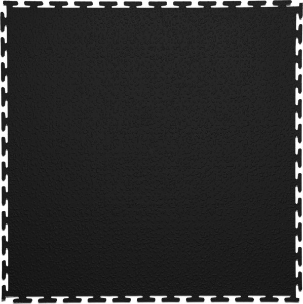 Плитка  ПВХ Sold Modern, 9 мм, 500*500, т-образный замок, чёрная