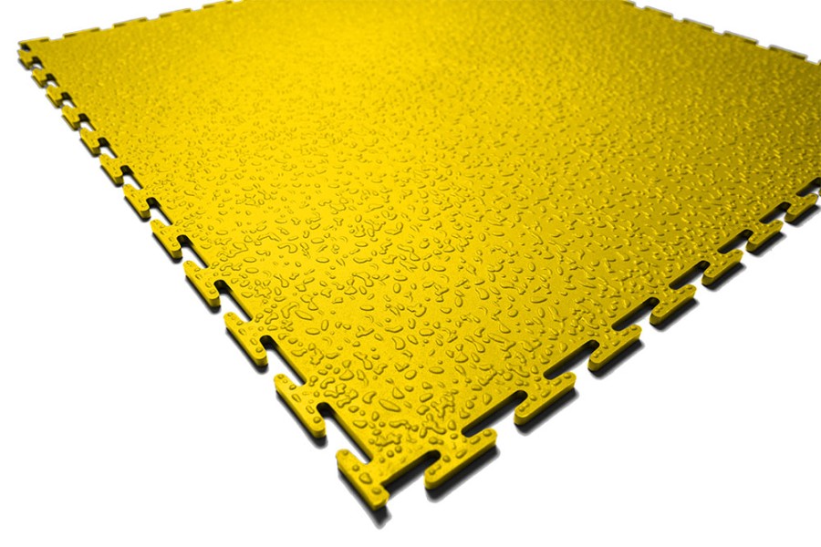 Плитка  ПВХ Sold Modern, 9 мм, 500*500, т-образный замок, жёлтая