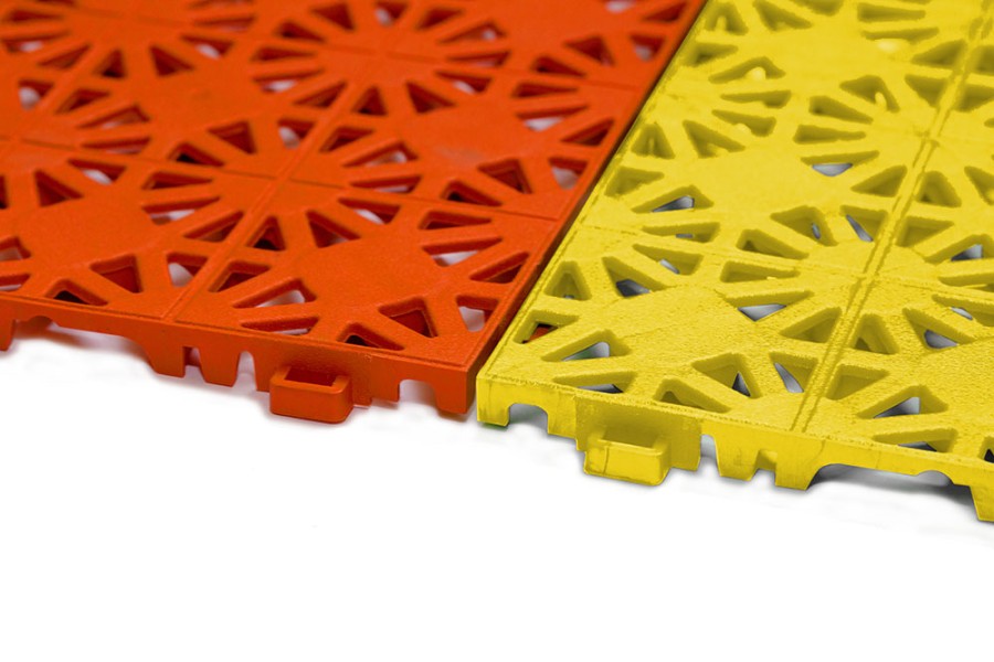 Уличное покрытие «Террапласт», 11 мм, 300*300, жёлтый