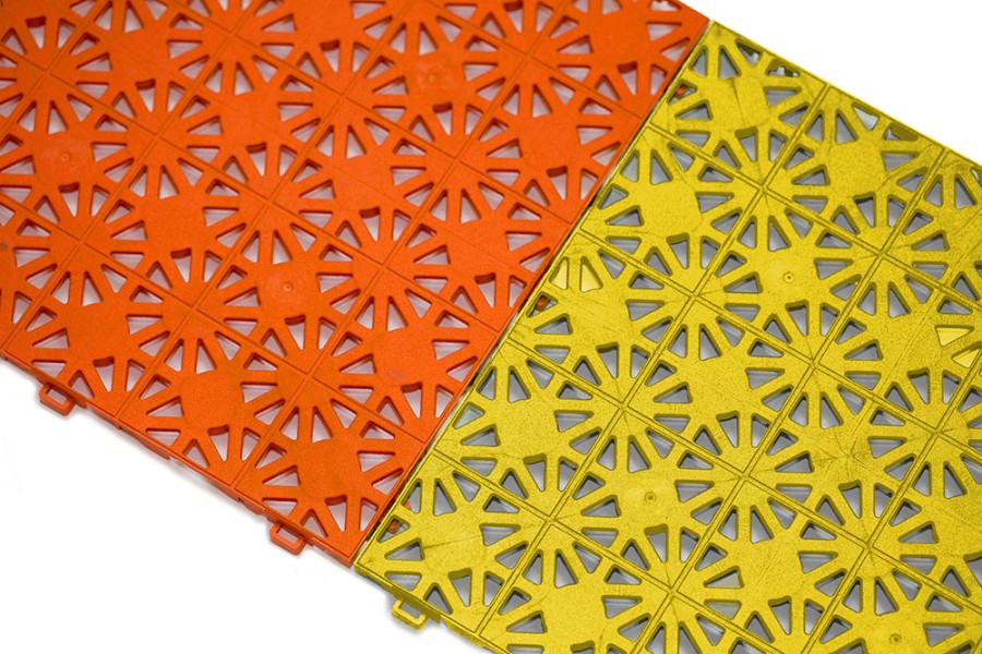 Уличное покрытие «Террапласт», 11 мм, 300*300, жёлтый