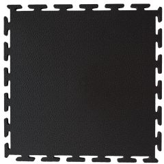 Плитка ПВХ Mini Skin, 5 мм, 250*250, т-образный замок, черная