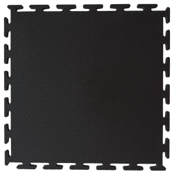 Плитка ПВХ Mini Skin, 5 мм, 250*250, т-образный замок, черная