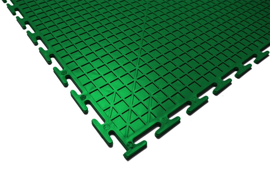 Плитка  ПВХ Sold Modern, 9 мм, 500*500, т-образный замок, зелёная