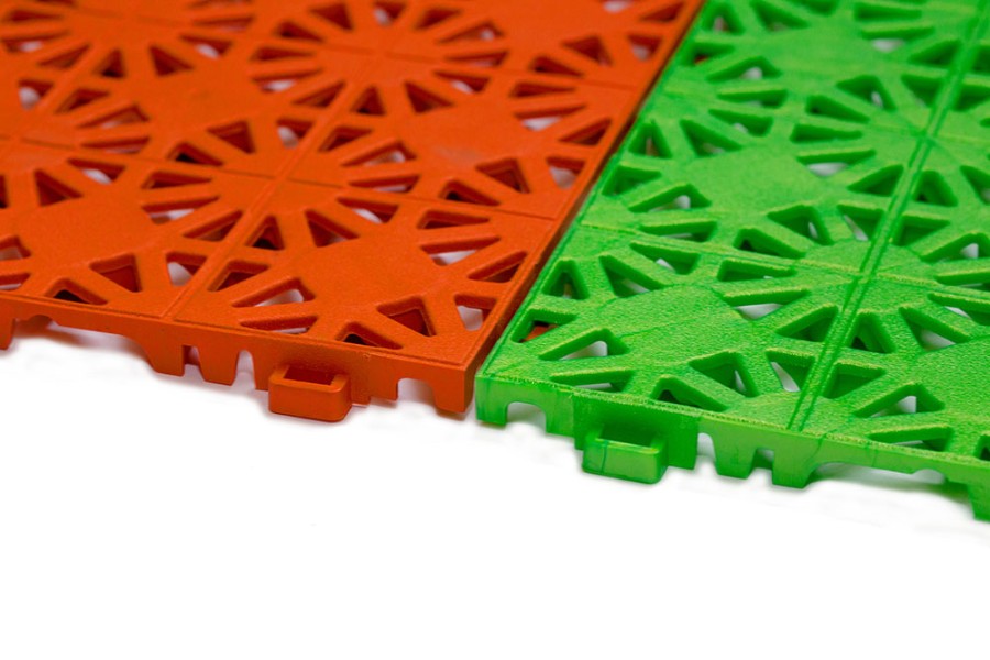 Уличное покрытие «Террапласт», 11 мм, 300*300, зелёный