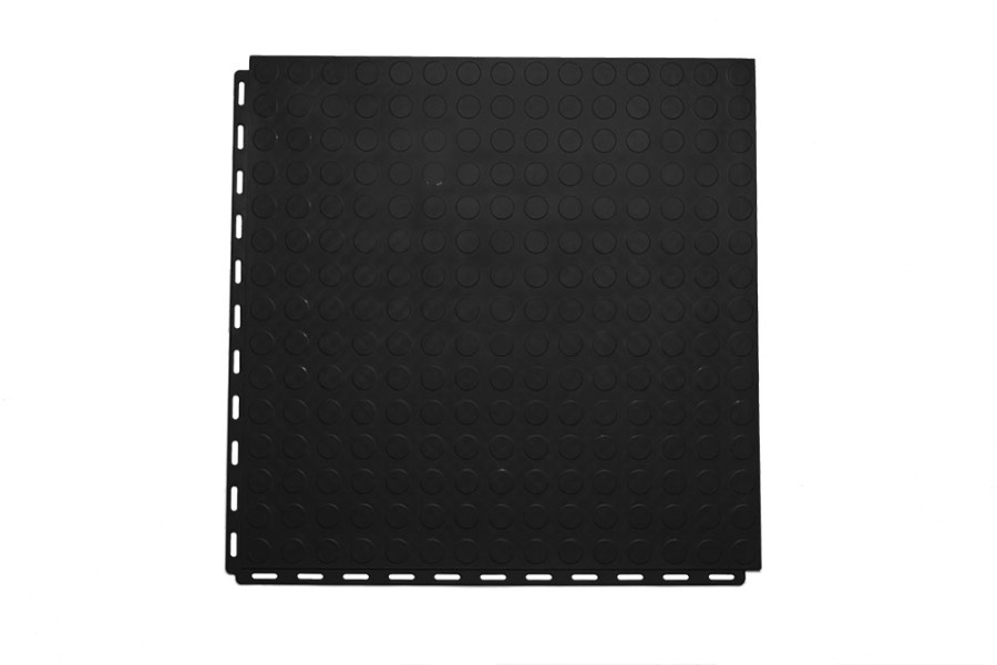 Плитка  ПВХ Sold Fix, 6,5 мм, 500*500, скрытый замок, чёрная