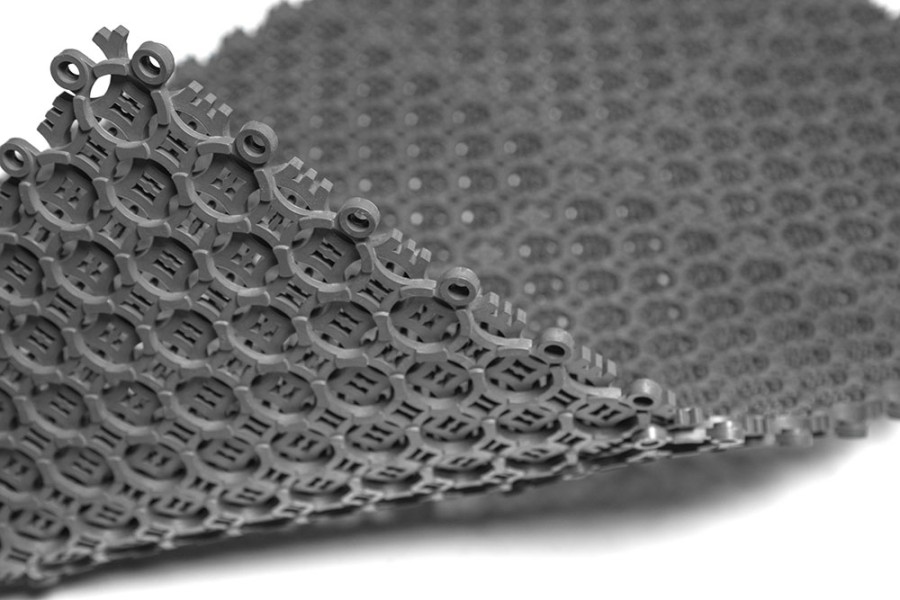 Грязезащитное покрытие ПВХ Sold Антикаблук, 9 мм, 200*200 мм, темно-серый