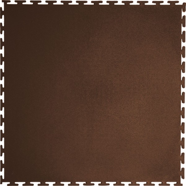 Плитка  ПВХ Sold Flat, 5 мм, 500*500, т-образный замок, коричневая