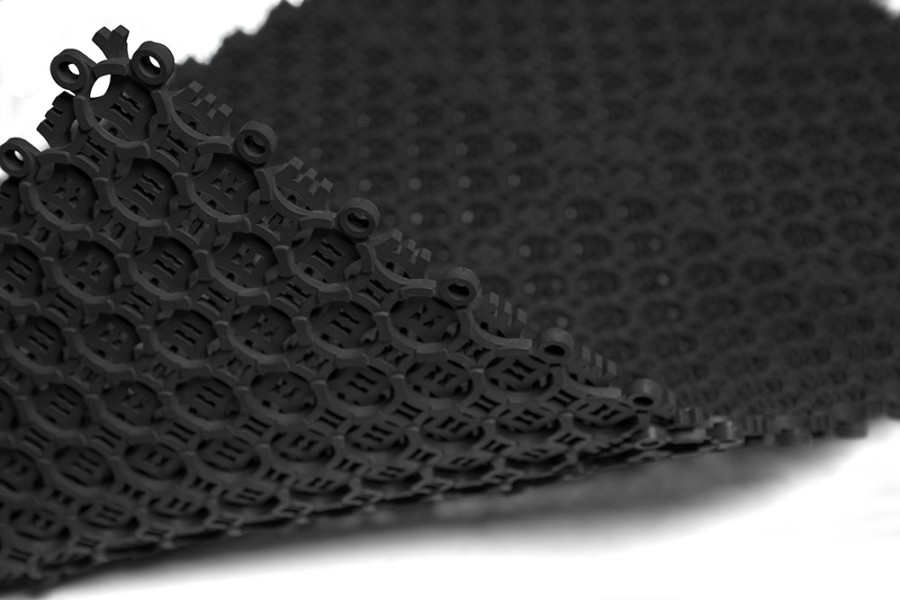 Грязезащитное покрытие ПВХ Sold Антикаблук, 9 мм, 200*200 мм, чёрный