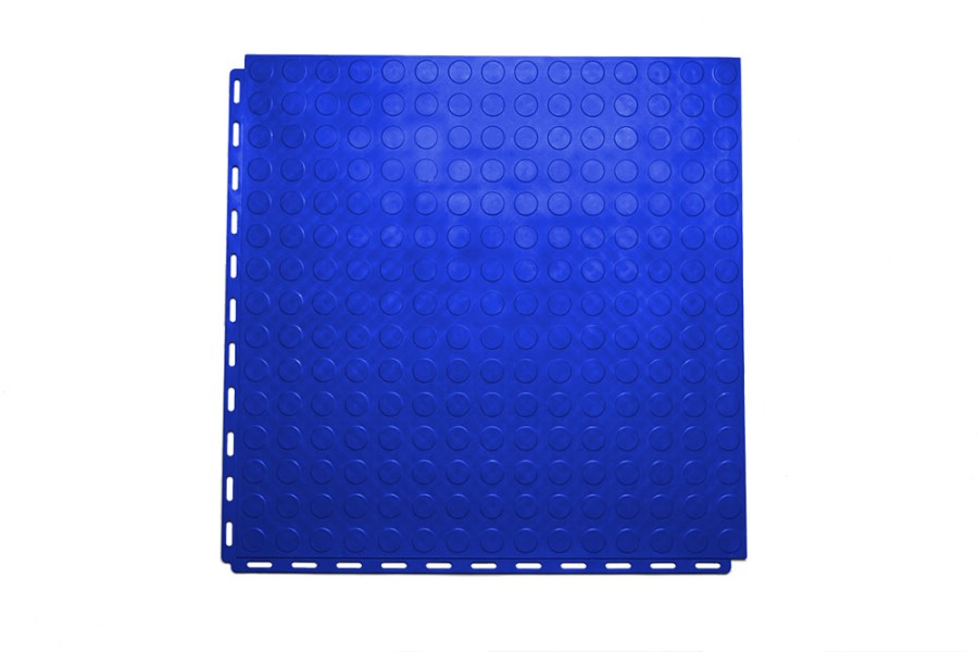 Плитка  ПВХ Sold Fix, 6,5 мм, 500*500, скрытый замок, синяя