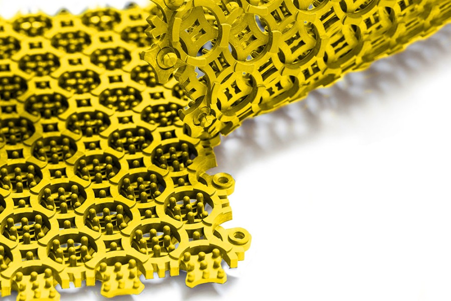 Грязезащитное покрытие ПВХ Sold Антикаблук, 9 мм, 200*200 мм, жёлтый