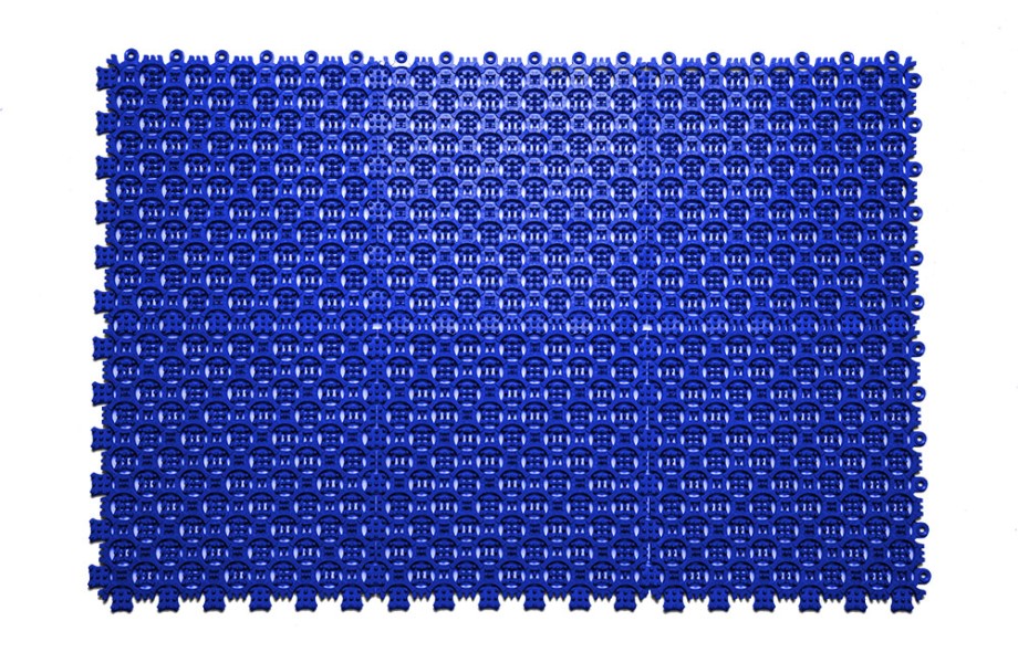 Грязезащитное покрытие ПВХ Sold Антикаблук, 9 мм, 200*200 мм, синий