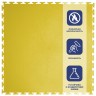 Плитка  ПВХ Sold Flat, 7 мм, 500*500, т-образный замок, жёлтая