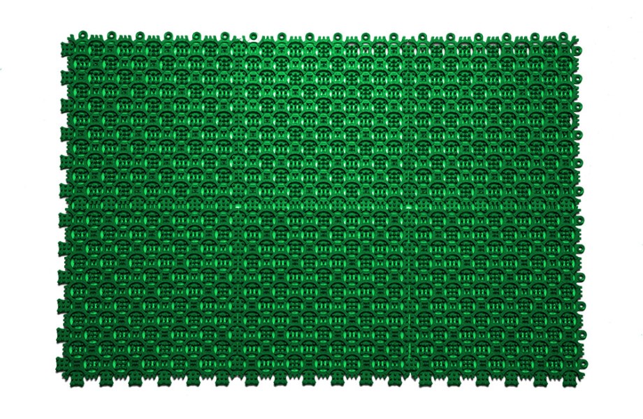 Грязезащитное покрытие ПВХ Sold Антикаблук, 9 мм, 200*200 мм, зелёный