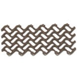 Грязезащитное покрытие ПВХ «Волна», 14 мм, 300*100 мм, бежевый