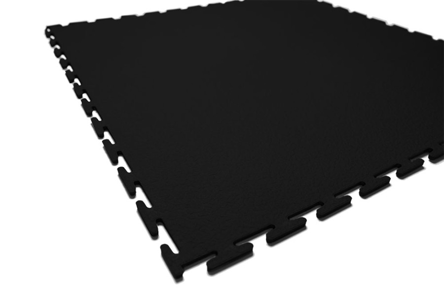 Плитка  ПВХ Sold Max, 5 мм, 500*500, т-образный замок, чёрная