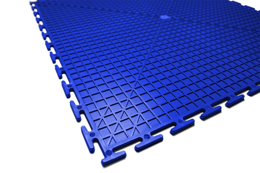 Плитка  ПВХ Sold Max, 5 мм, 500*500, т-образный замок, синяя