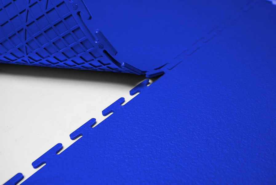 Плитка  ПВХ Sold Max, 5 мм, 500*500, т-образный замок, синяя