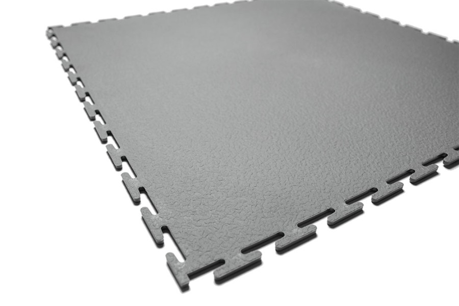 Плитка  ПВХ Sold Max, 7 мм, 500*500, т-образный замок, тёмно-серая