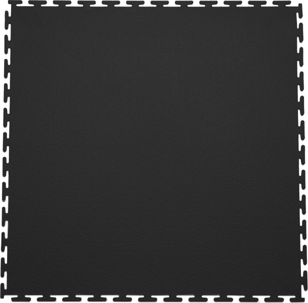 Плитка  ПВХ Sold Max, 7 мм, 500*500, т-образный замок, чёрная