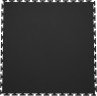 Плитка  ПВХ Sold Max, 7 мм, 500*500, т-образный замок, чёрная