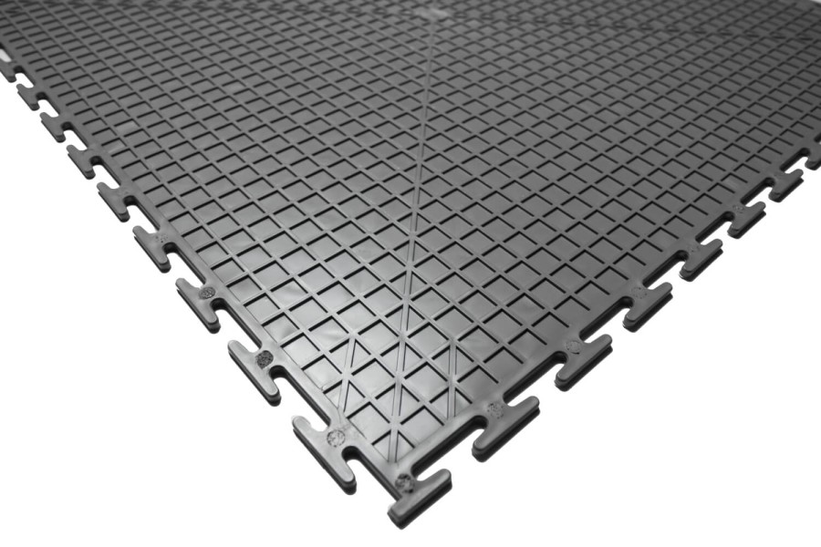 Резиновая плитка, Rubber Grain, 9 мм, 500*500 мм, тёмно-серая