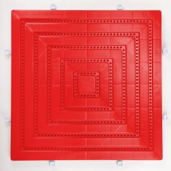 Уличное покрытие «Экопласт», 20 мм, 500*500, красная