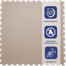 Плитка  ПВХ Sold Max, 7 мм, 500*500, т-образный замок, бежевая