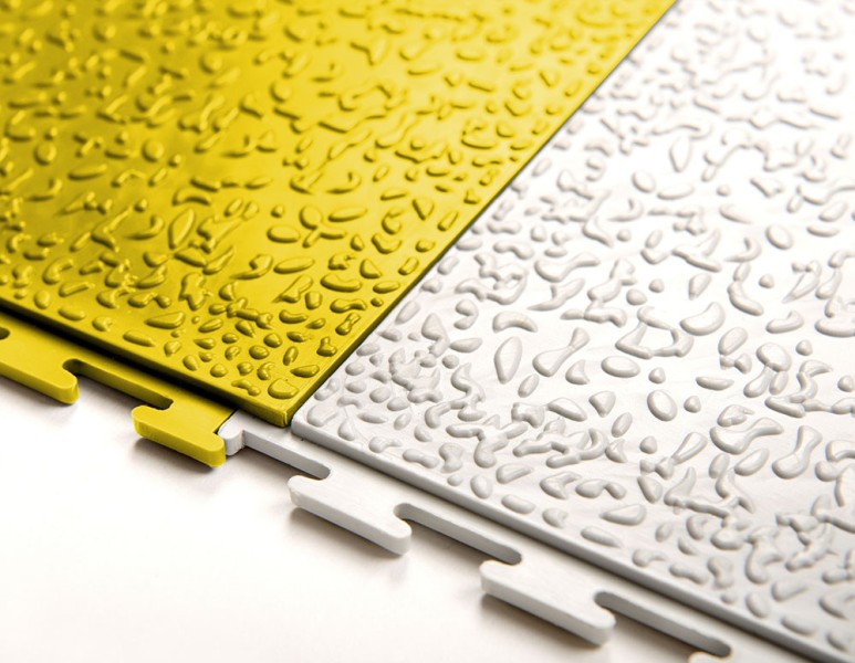 Плитка  ПВХ Sold Lock, 6 мм, 500*500, скрытый замок, жёлтая