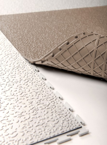 Плитка  ПВХ Sold Lock, 6 мм, 500*500, скрытый замок, бежевая