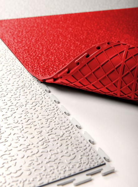 Плитка  ПВХ Sold Lock, 6 мм, 500*500, скрытый замок, красная