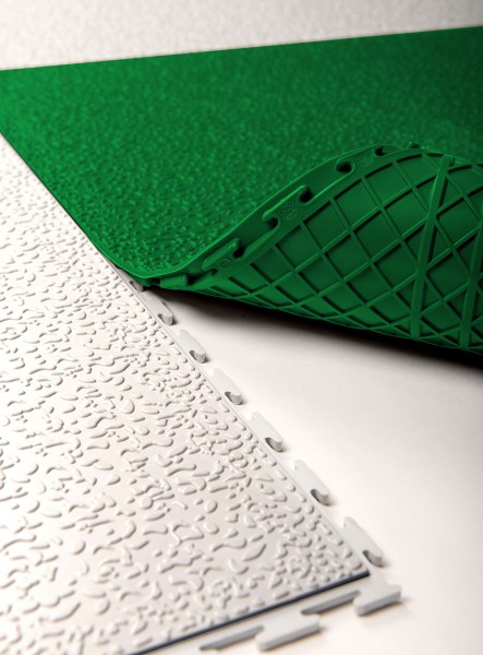 Плитка  ПВХ Sold Lock, 6 мм, 500*500, скрытый замок, зелёная