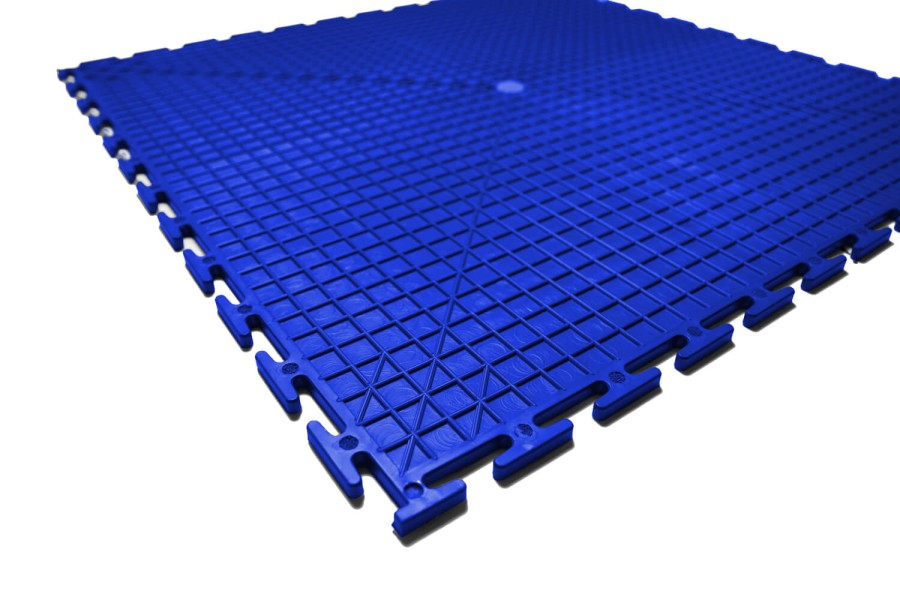 Резиновая плитка Rubber Prom, 9 мм, 500*500 мм, синяя